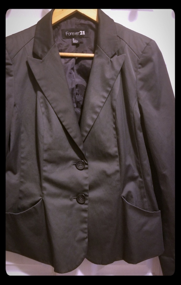 Size 10 Forever 21 Grey Womans Blazer